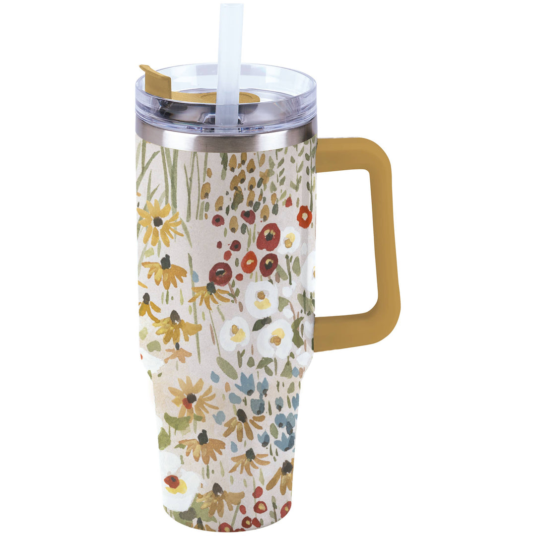 Fall Florals Travel Mug