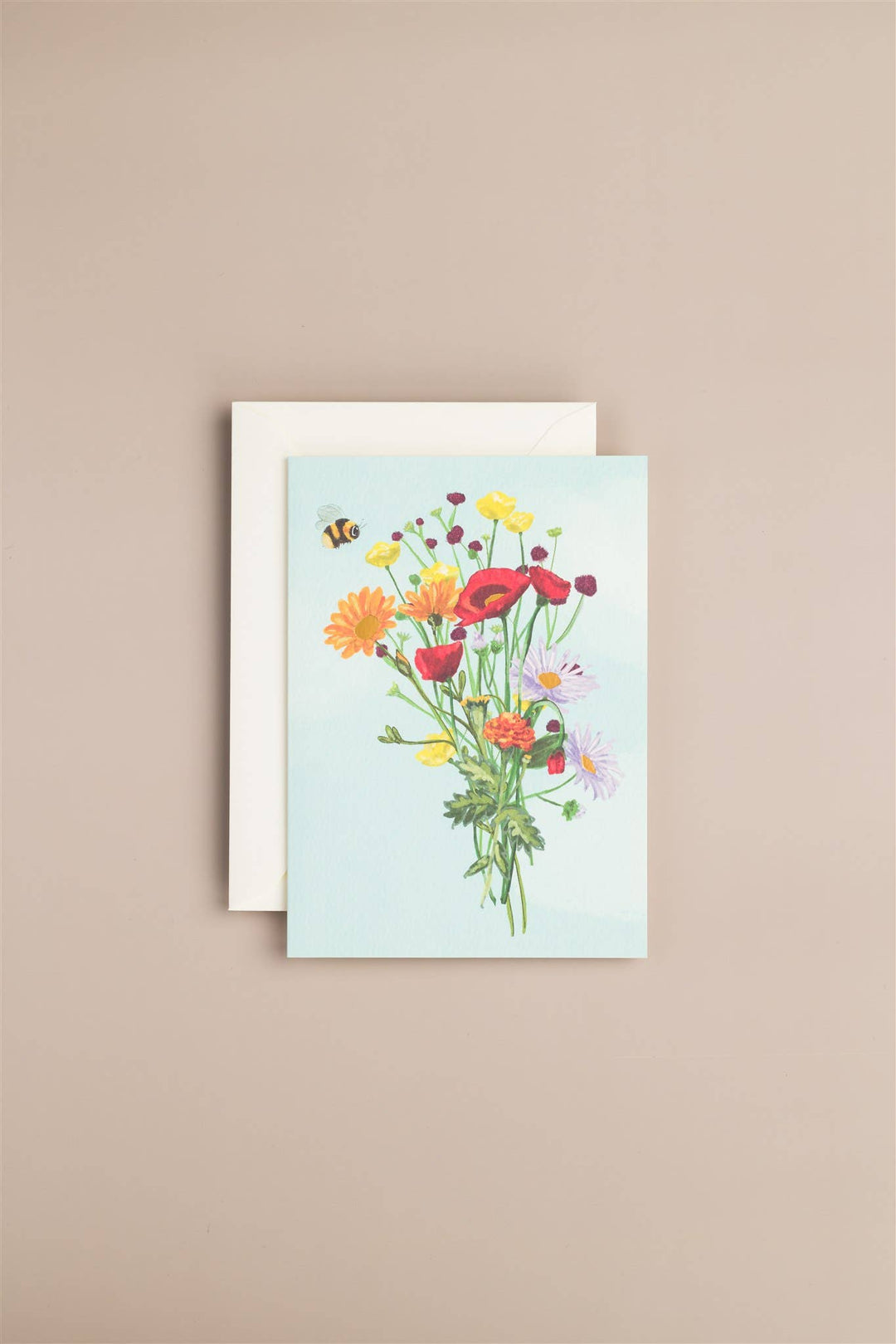 Bee and Flower Card