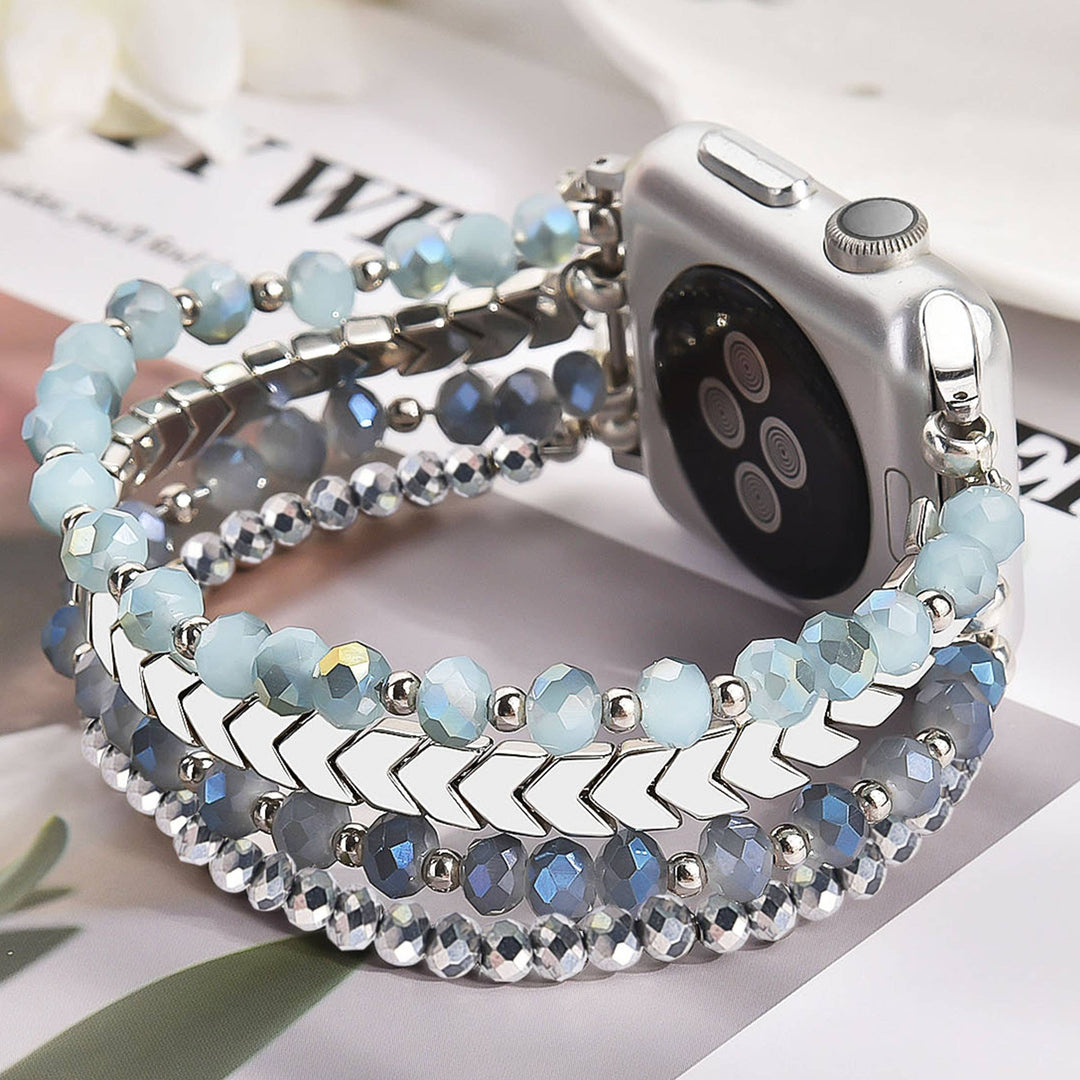 Arrow Beaded Apple Watch Elastic Band
