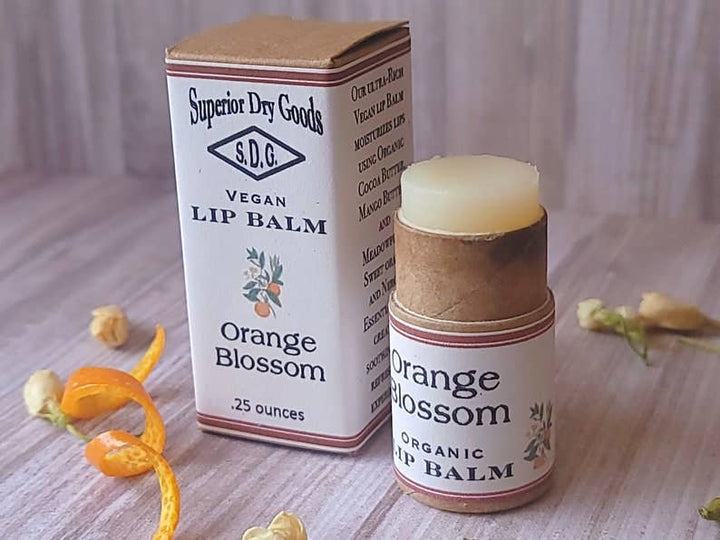 Orange Blossom Lip Balm | Paperboard Tube | All Natural