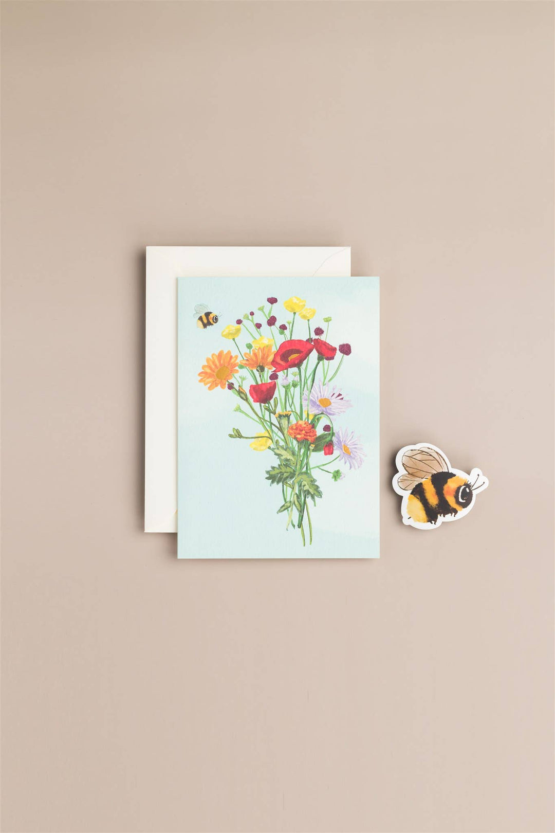 Bee and Flower Card