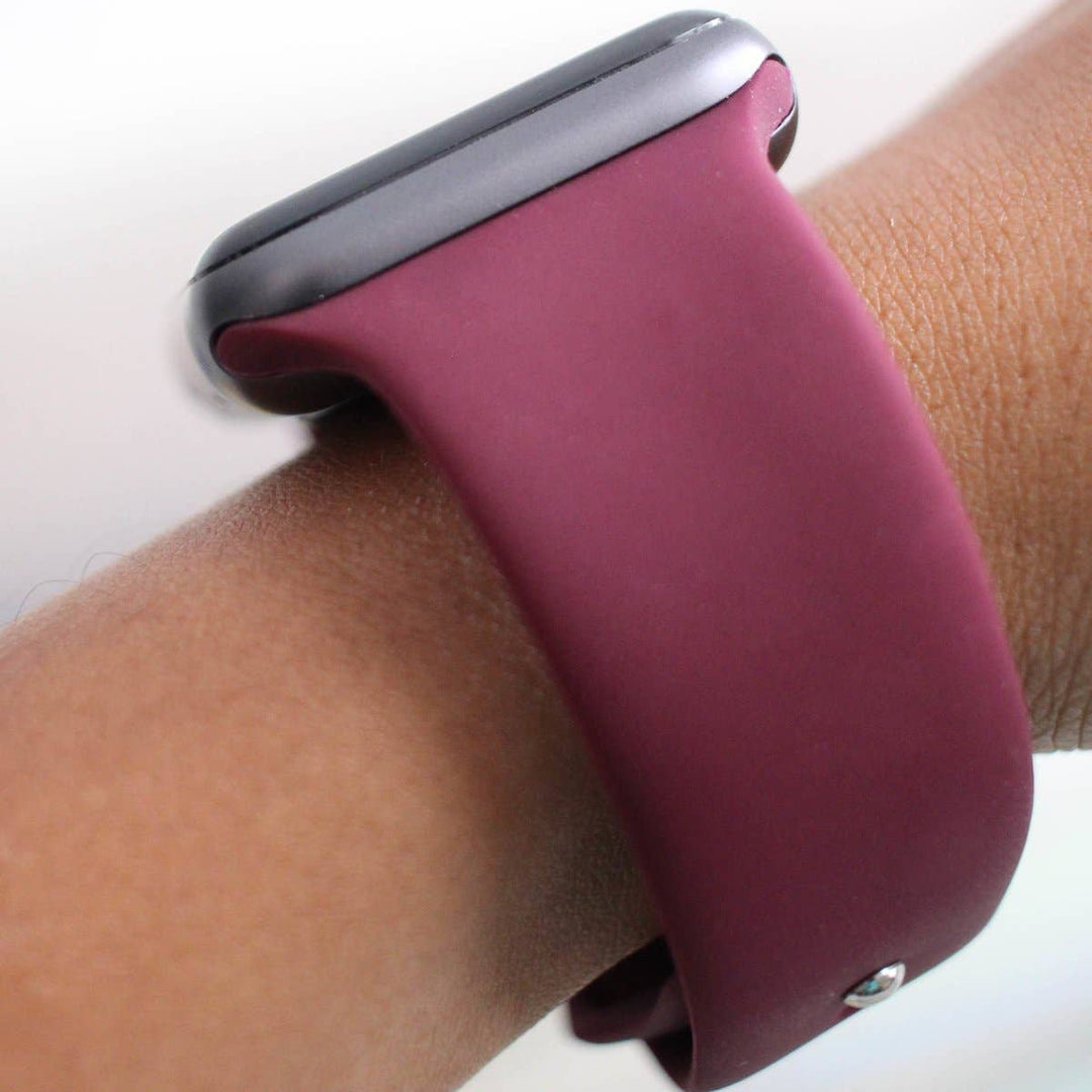 Solid Silicone Bands for Apple Watch