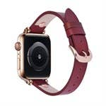 Slim Apple Watch Genuine Leather Band