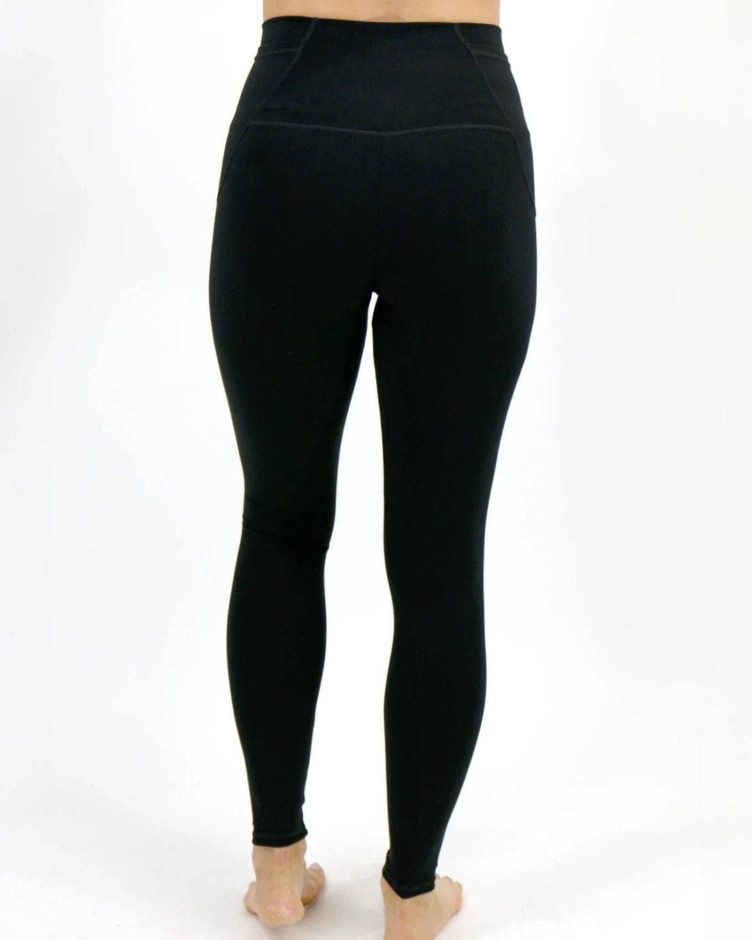 Soft-Stretch High Waisted Leggings in Black