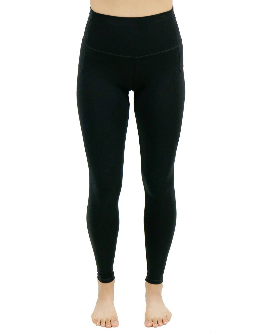 Soft-Stretch High Waisted Leggings in Black