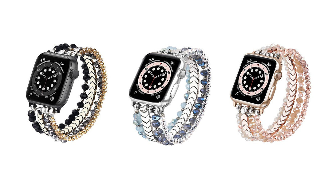 Arrow Beaded Apple Watch Elastic Band