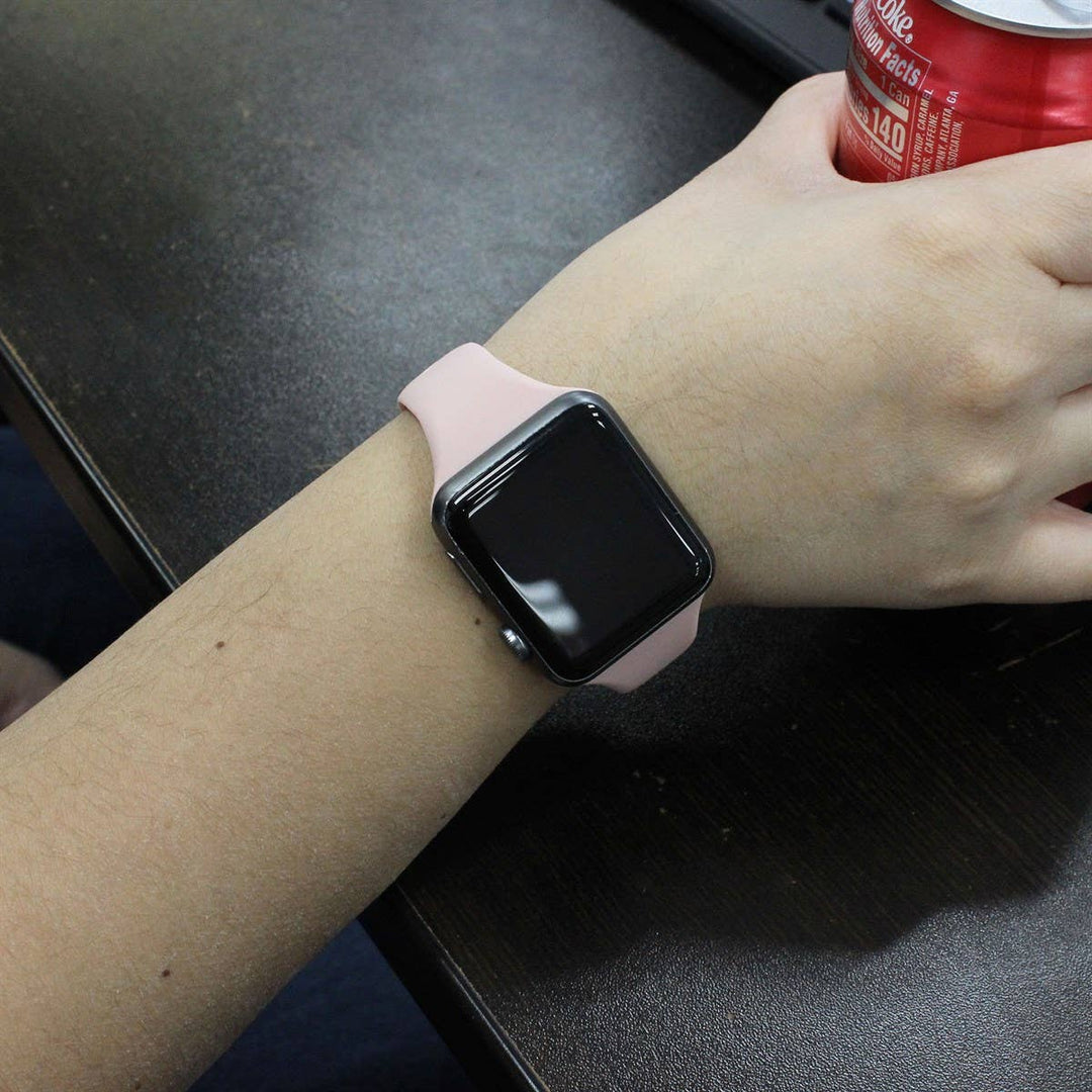 Solid Slim Apple Watch Silicone Bands