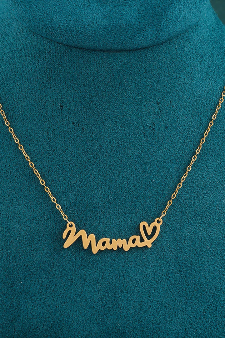 LDC mama Heart Pendant Chain Necklace